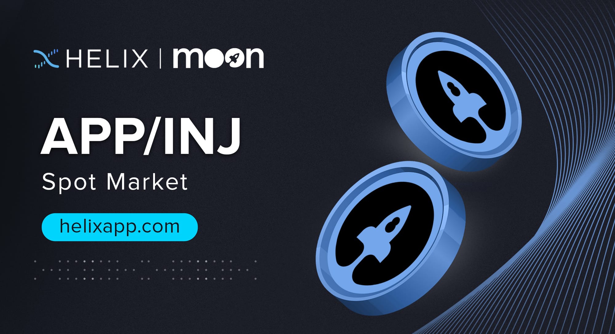Decentralized Moon App (APP) Spot Market Listing on Helix
