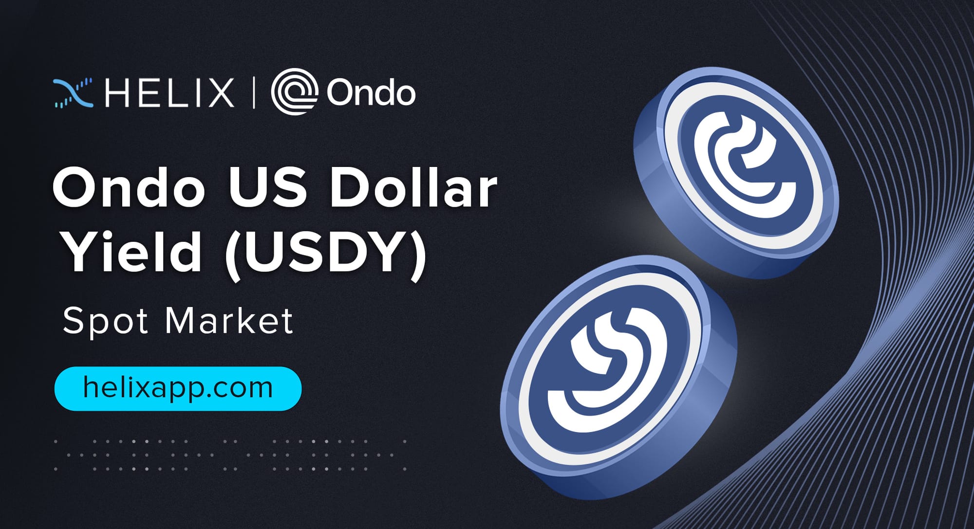 Decentralized Ondo US Dollar Yield (USDY) Spot Market Listing on Helix