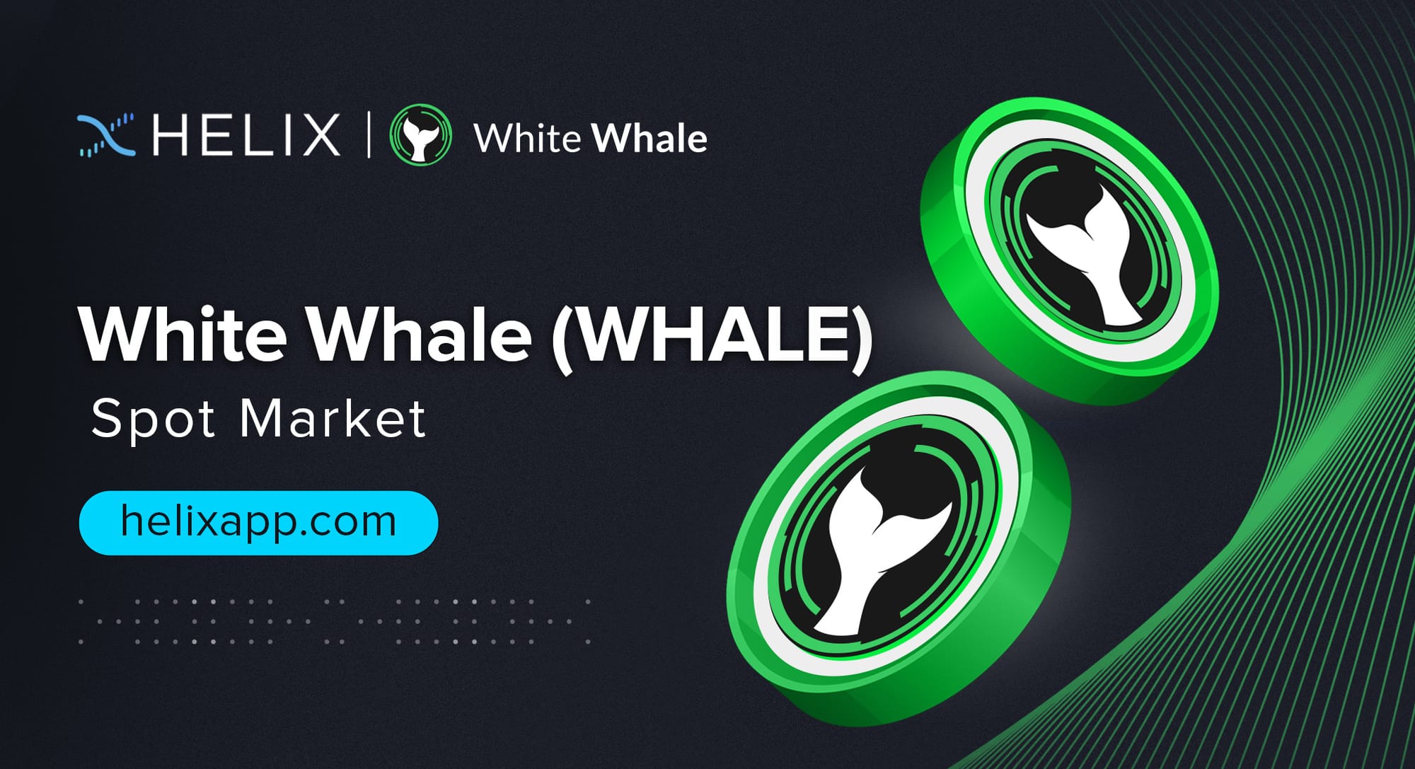 Decentralized White Whale (WHALE) Spot Market Listing on Helix