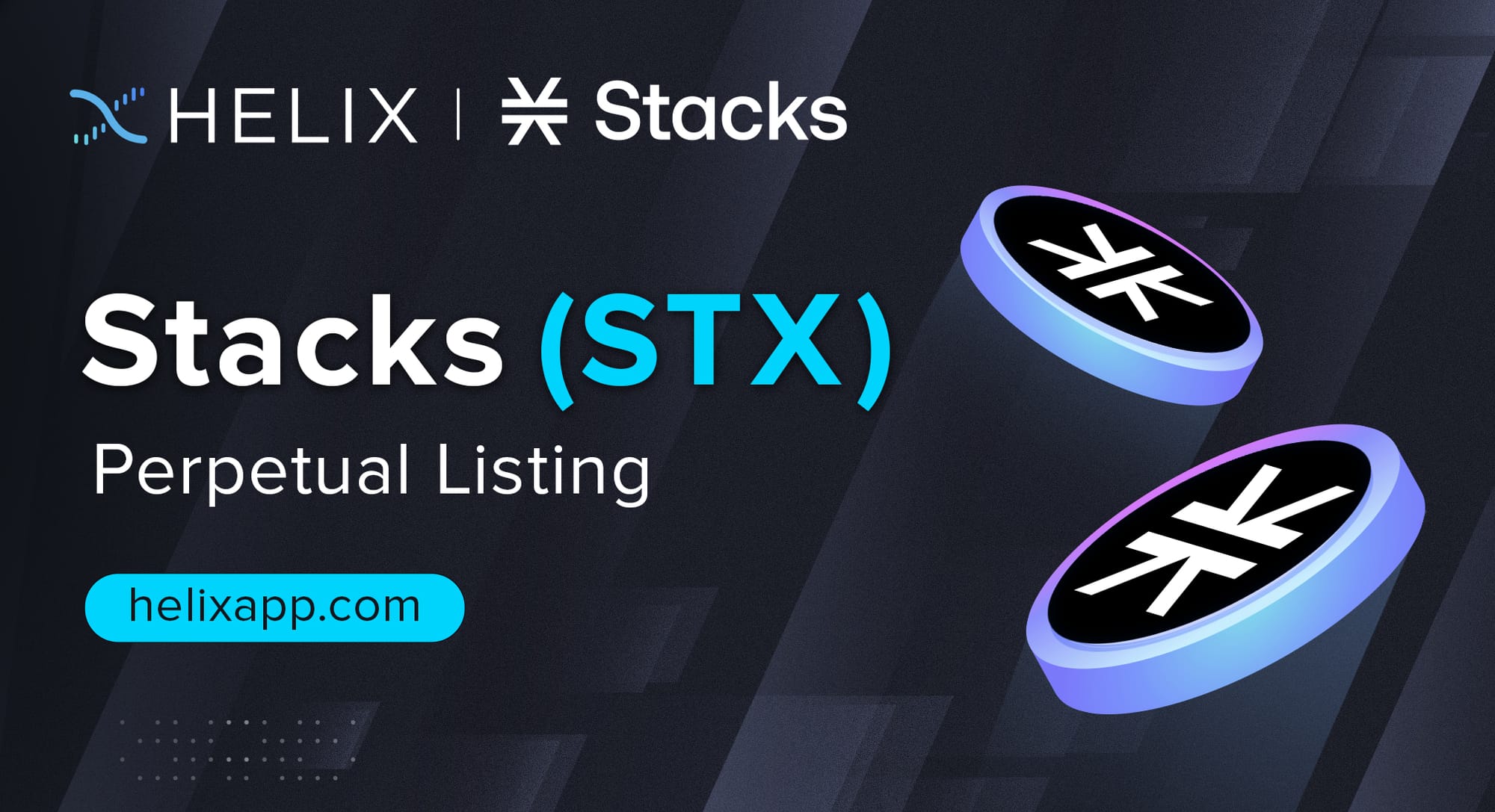Decentralized Stacks (STX) Perpetual Futures Listing on Helix