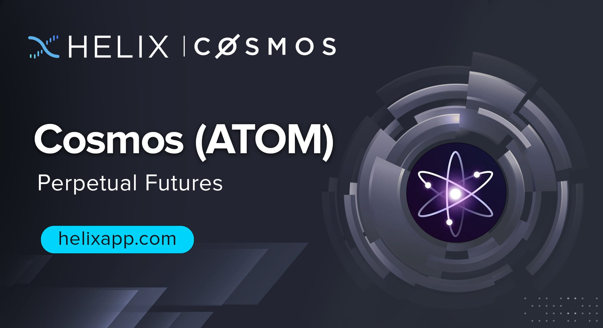 Decentralized Cosmos (ATOM) Perpetual Futures Listing on Helix