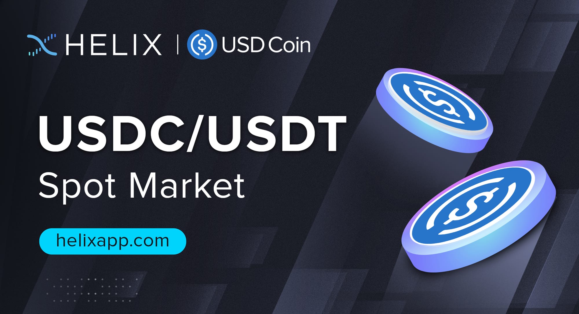 Decentralized USDC Spot Market Listing on Helix