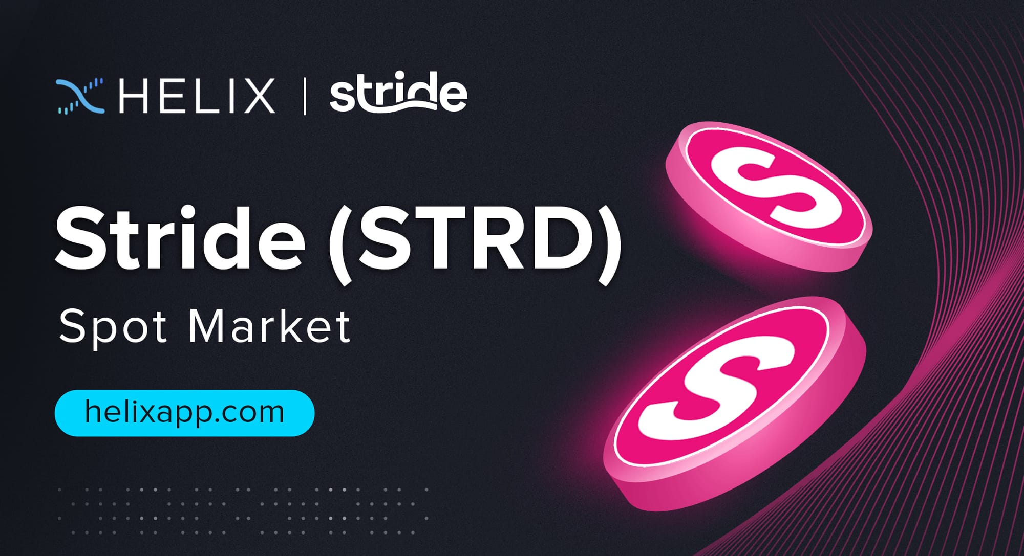 Decentralized STRD Spot Market Listing on Helix