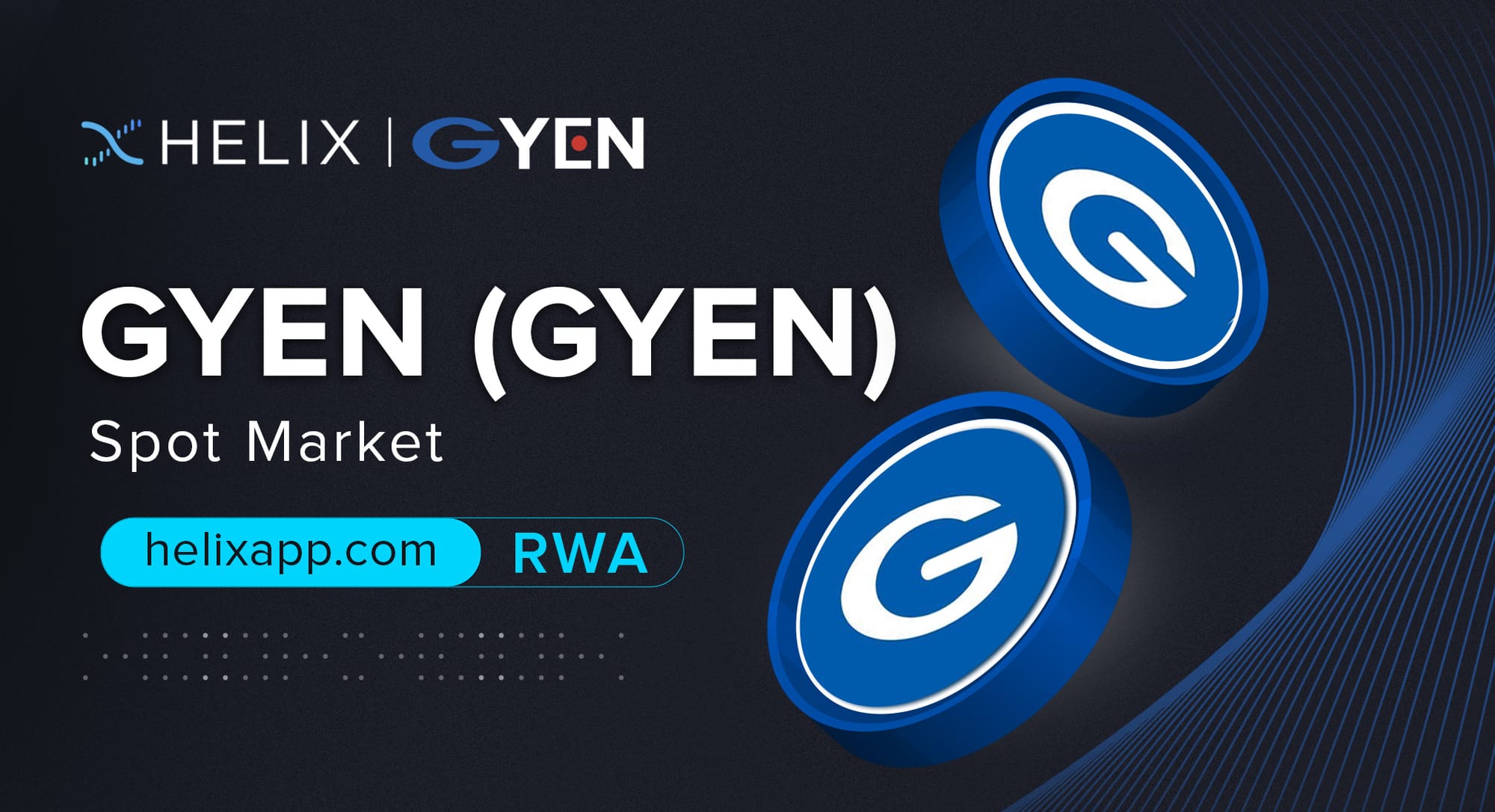 Decentralized GYEN (GYEN) Spot Market Listing on Helix