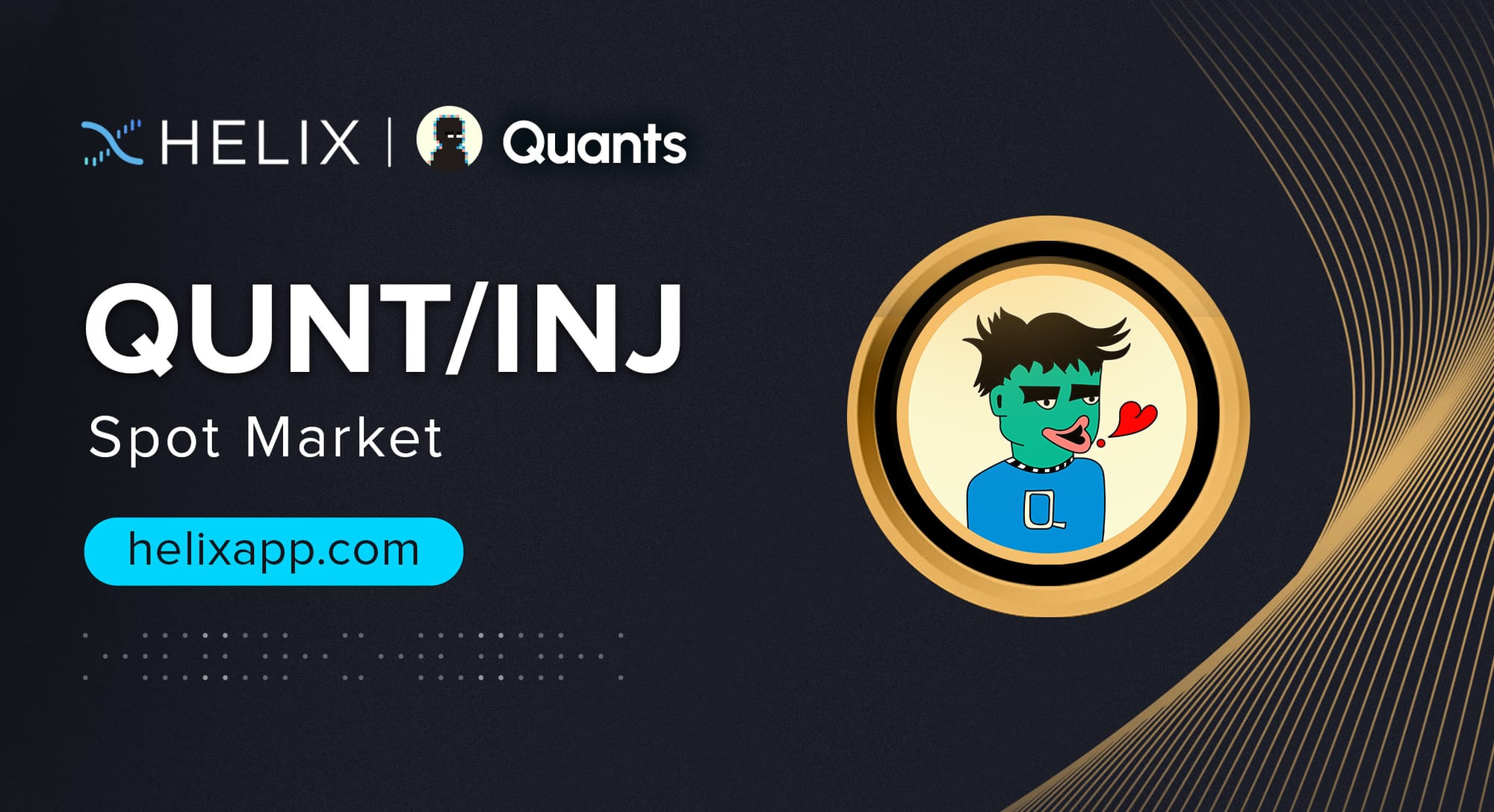 Decentralized Quants (QUNT) Spot Market Listing on Helix