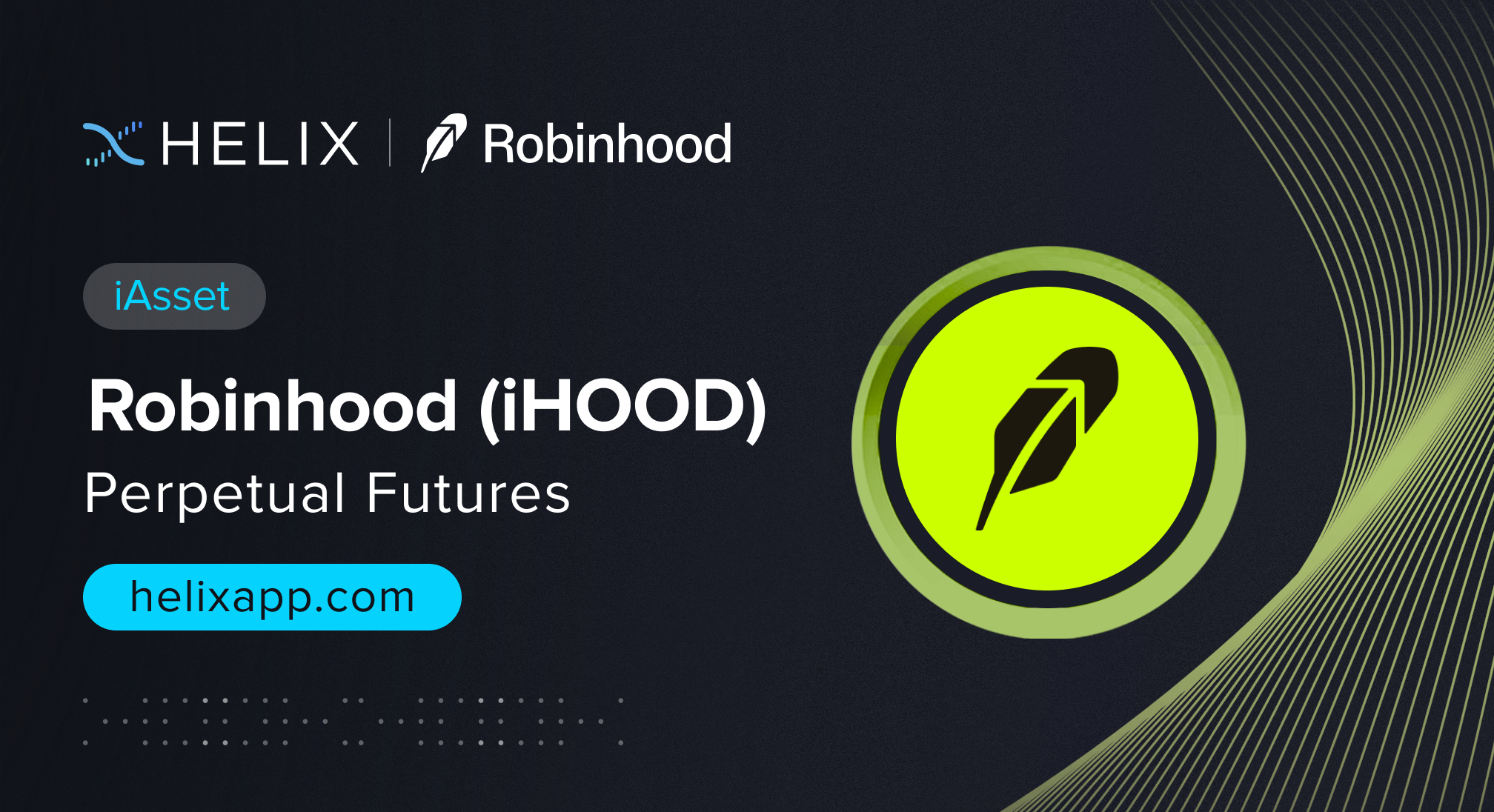 Decentralized Robinhood iAsset (iHOOD) Perpetual Futures Listing on Helix