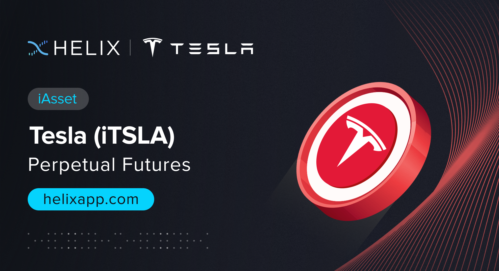 Decentralized Tesla iAsset (iTSLA) Perpetual Futures Listing on Helix