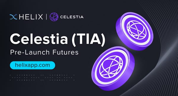 Decentralized Celestia (TIA) Pre-Launch Futures Listing on Helix