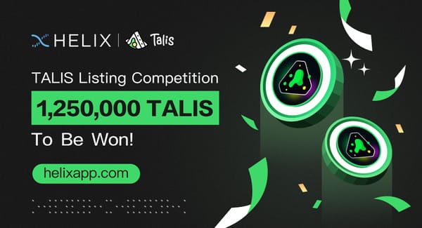 Talis Protocol (TALIS) Listing Competition with 1,250,000 TALIS in Rewards