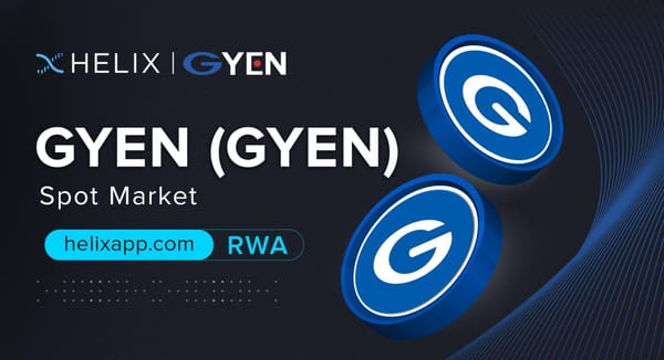 Decentralized GYEN (GYEN) Spot Market Listing on Helix