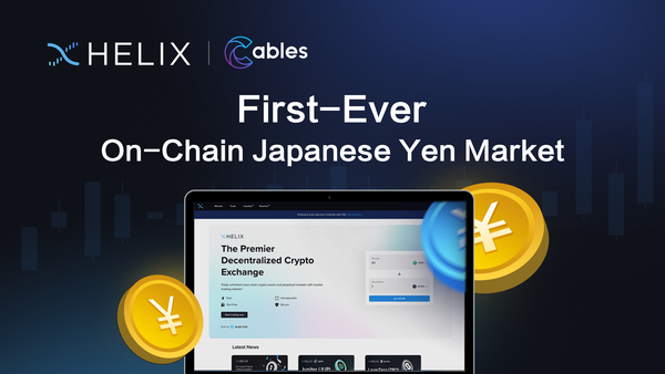 Helix Launches the First-Ever On-Chain Japanese Yen (JPY) Market