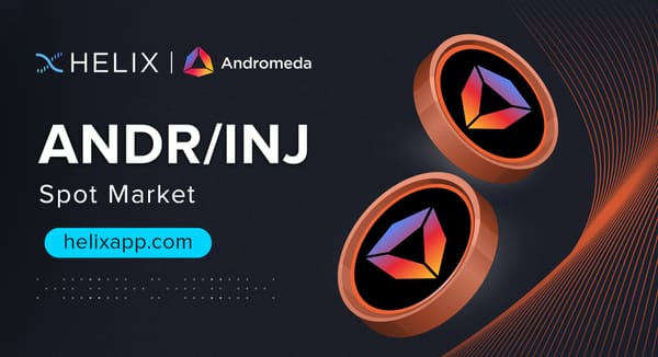 Decentralized ANDR/INJ Spot Market Listing on Helix