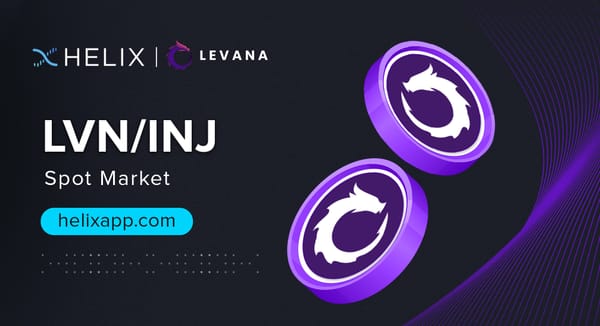 Decentralized LVN/INJ Spot Market Listing on Helix