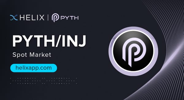 Decentralized PYTH/INJ Spot Market Listing on Helix