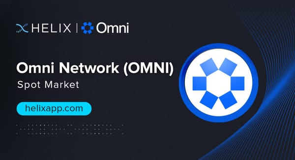 Decentralized Omni Network (OMNI) Spot Market Listing on Helix