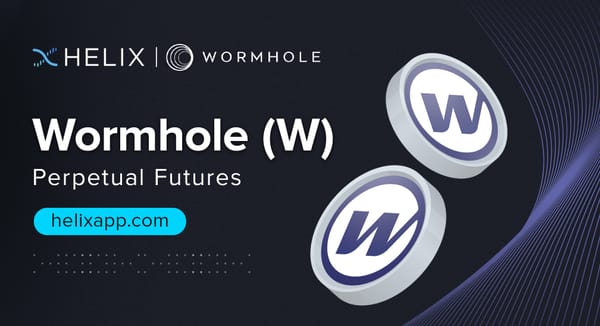 Decentralized Wormhole (W) Perpetual Futures Listing on Helix