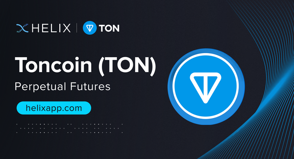 Decentralized Toncoin (TON) Perpetual Futures Listing on Helix